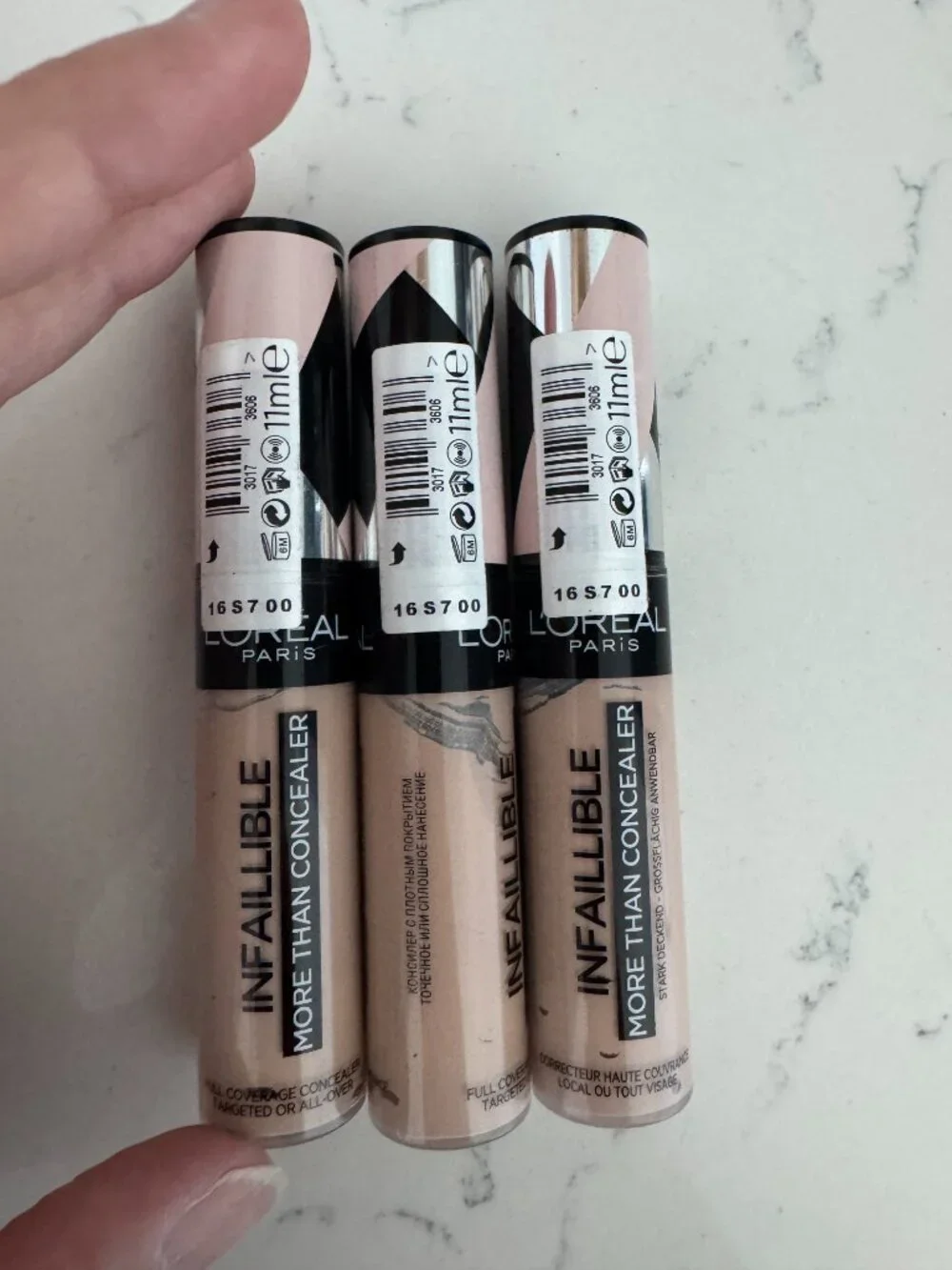 L'Oréal Infallible More Than Concealer 325 Bisque Bundle x3 NWT
